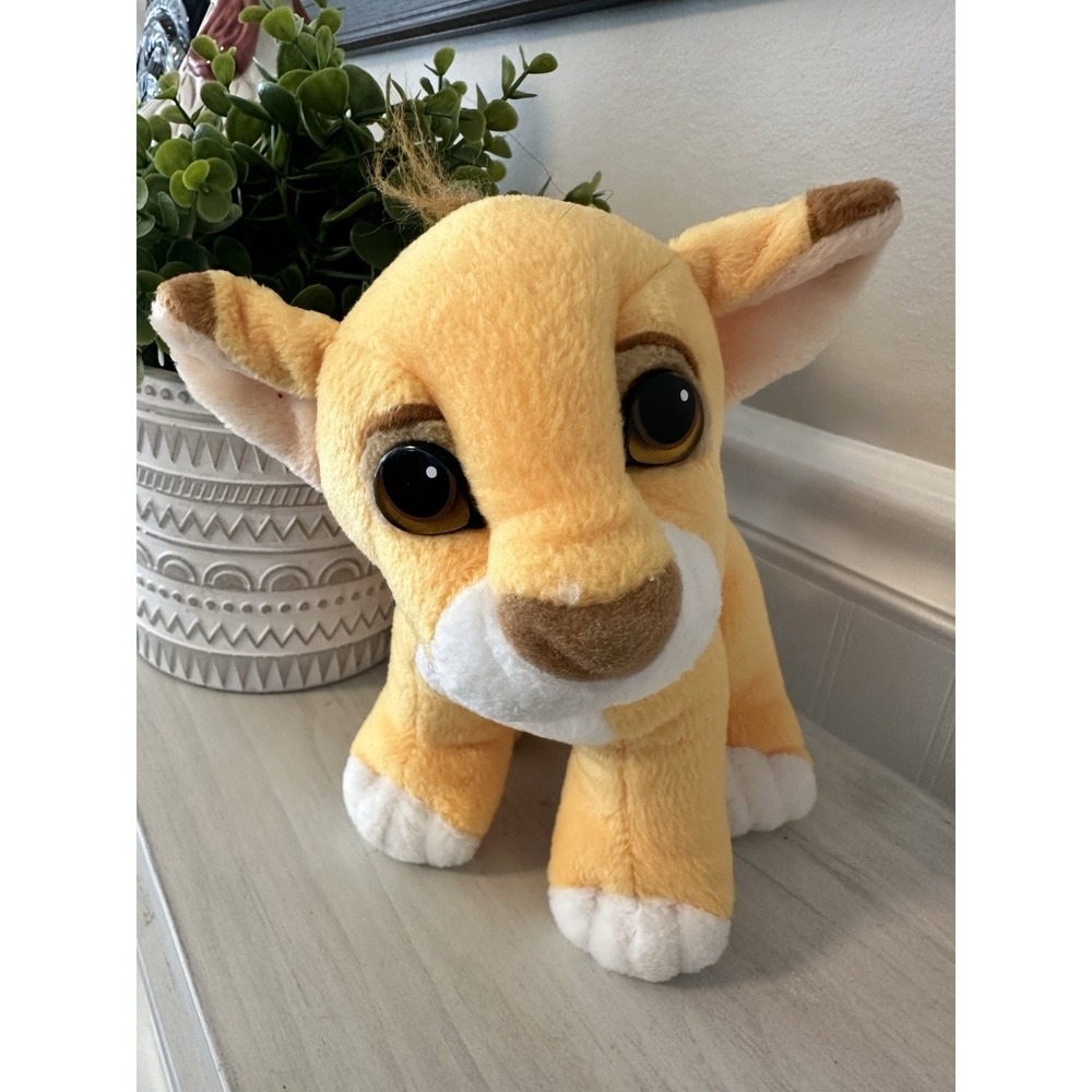 Disney Mattel Sitting SIMBA LION KING Stuffed Animal Plush Toy Vintage 1993